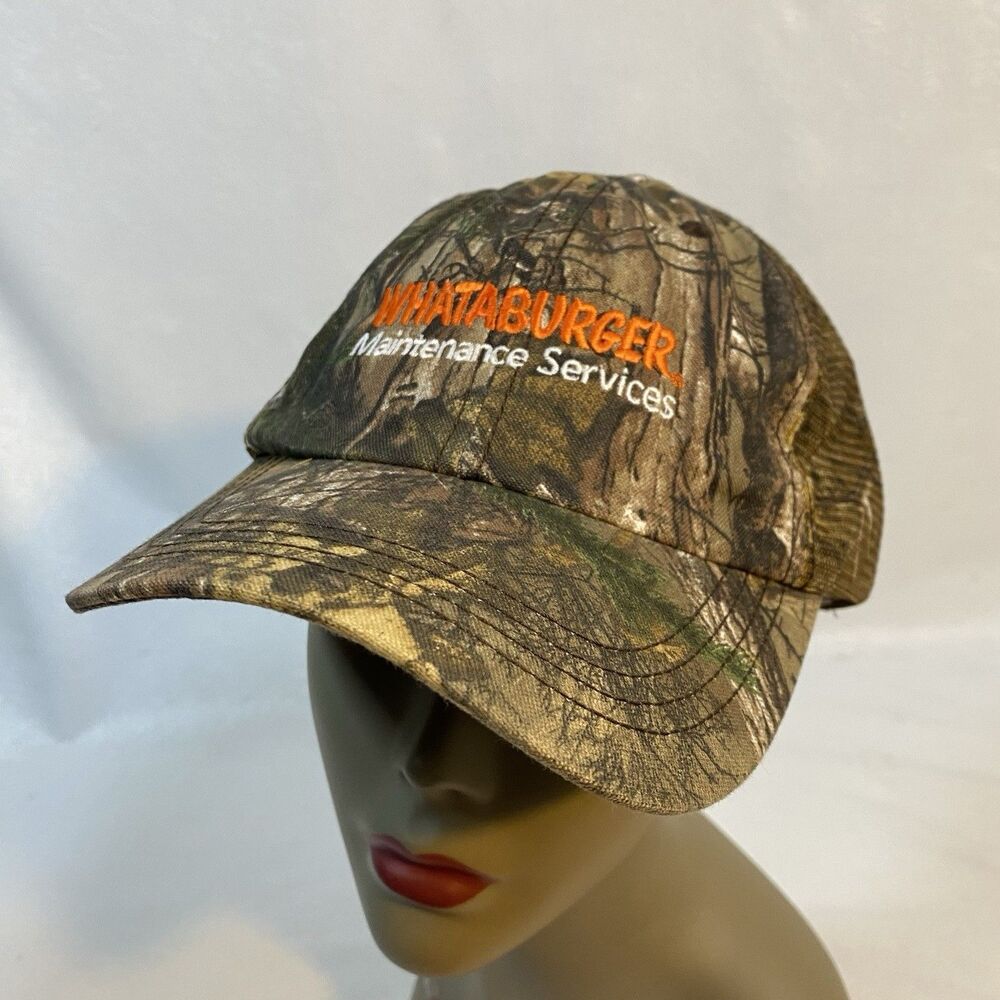 Whataburger Maintenance Services Camo Cap